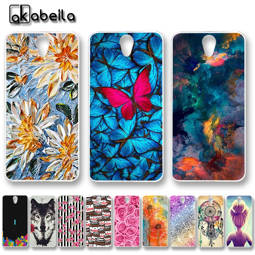 

AKABEILA Soft TPU Phone Cases For Lenovo Vibe S1 Lite Lenovo S1La40 5.0 inch Covers Nutella Flamingo Tetris Bags Back