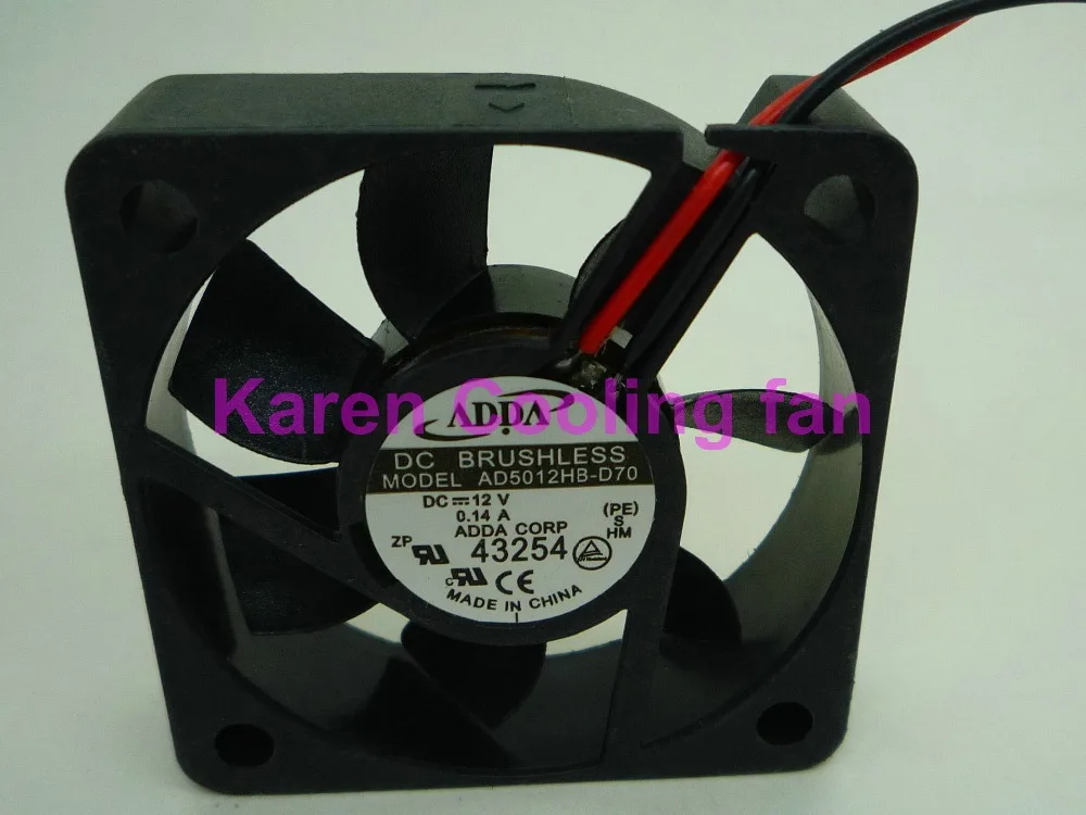

ADDA 5CM AD0512HB-D70 5015 12V 0.14A Cooling fan