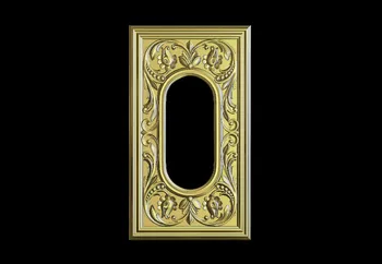 

3d model plant frame relief for cnc printer router in STL file format M296