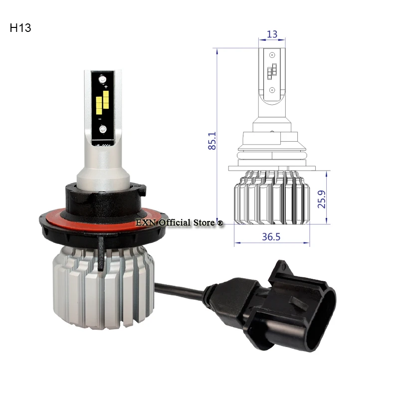 Светодиодный фары для авто Conversion Kit D1S авто-Стайлинг светодиодный фар D1C D1R D2S D2C D2R D3S D4S замена лампы 6000K белый H7 H4