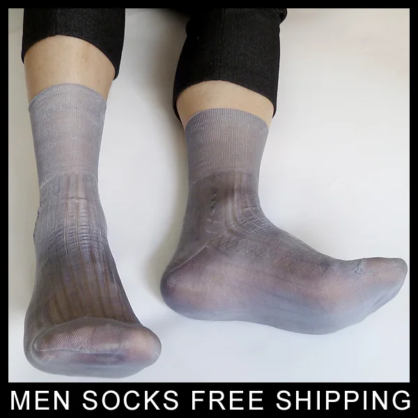 Мужские нейлоновые носки сексуальные Sox мужские кожаные носочки парадные черные