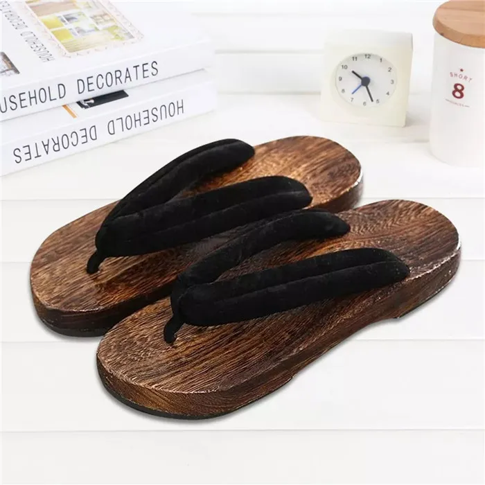chinese wooden clogs