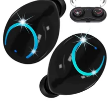 HBQ-Q18 TWS Мини Беспроводная bluetooth-гарнитура HiFi бас наушники с зарядным устройством наушники для iPhone 7/8 смартфон