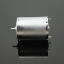 Short Shaft 370 DC Motor Small Bright Metal Shell Pump Motor DIY Model Accessories B3