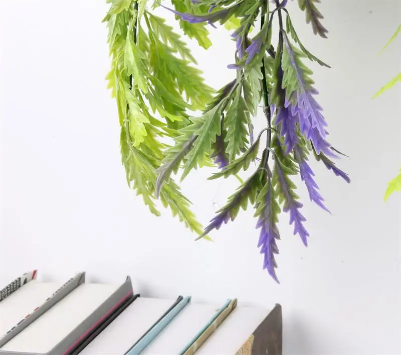 Flone искусственная приносящая удачу трава растение кулон Пластиковые продукты поддельные цветы беспилотные растения дома Свадебные украшения сада