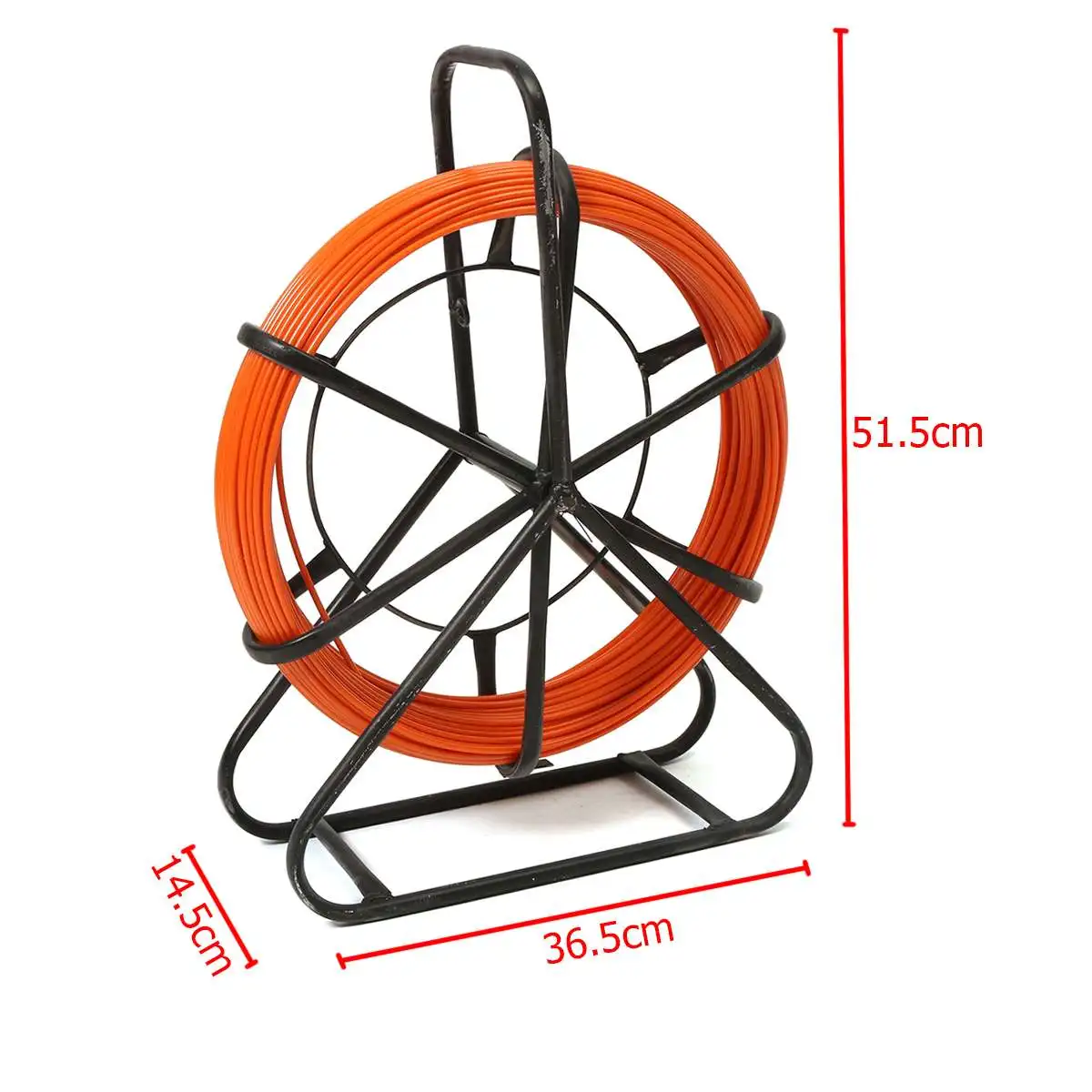 4.5mm 70M Fiberglass Wire Cable Running Rod Snakes Fish Rodder Puller Flexi Lead Electric Fiberglass Wire Cable Running Rod New