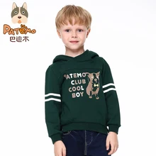 PATEMO Teens Hoodies For Boys 4T~10T Autumn/Winter Knitted Outerwear Jackets Long Sleeves High Quality Child Brand Clothing