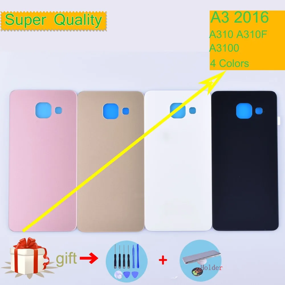 Для Samsung Galaxy A3 2016 A310 A310F A3100 корпус батарейного отсека задняя крышка чехол дверь
