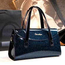 ICEV, новинка, сумки для женщин, сумка через плечо, дизайнерская, высокое качество, лакированная кожа, клатч, брендовые сумки-мессенджеры