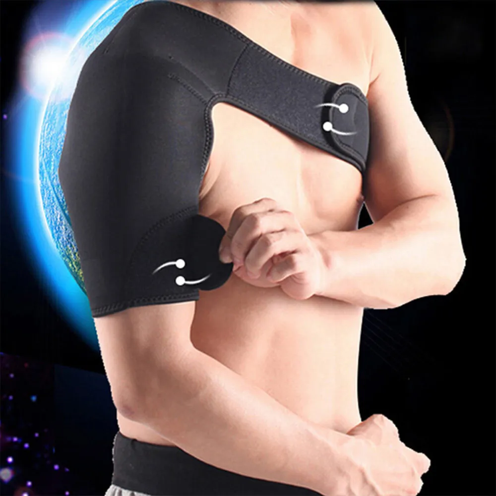 Мужская и женская спортивная Магнитная повязка на одно плечо для поддержки мышц, повязка на пояс, наплечная повязка для ухода за спиной, Лидер продаж