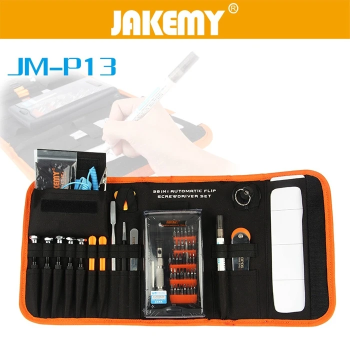 

JAKEMY JM - P13 38 in1 Multifunctional Precision Screwdriver Set For iPhone Laptop Mini Screwdriver Bits Repair Tools Kit Set