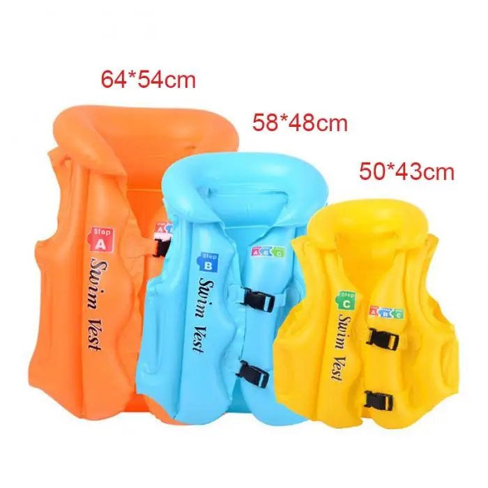 Baby Life Jackets Kids Float Inflatable Swim Vest Life Jacket Swimming Aid for Teens KH889