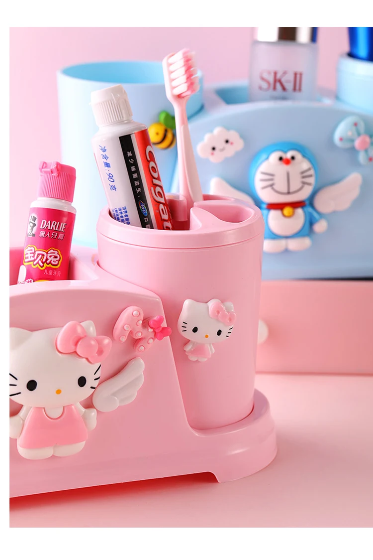 HELLO KITTY Brosse à Dents Titulaire Mignon Cas de salle de bain mur intérieur cintre HELLO KITTY Brosse à Dents Titulaire Mignon Cas de salle de bain mur intérieur cintre