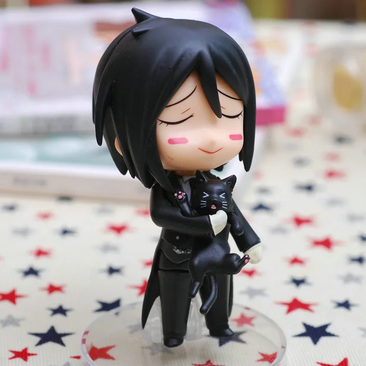 2 до сих пор Nendoroid Черный Дворецкий Себастьян Михаэлис Ciel ПВХ модель игрушки