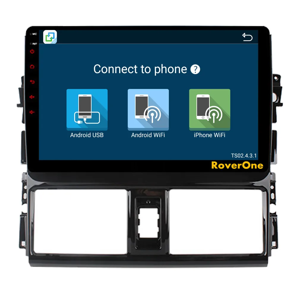 Flash Deal RoverOne Android 9.0 Octa Core Car Radio GPS For Toyota Vios Yaris L 2013 - 2015 Touchscreen Multimedia Player Stereo Head Unit 12