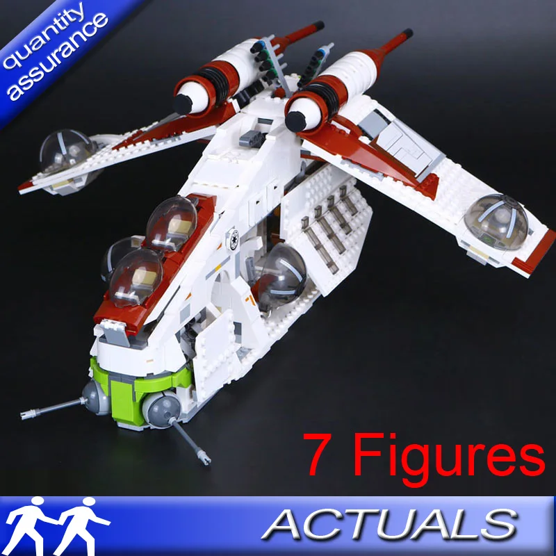 Compatible with Lego 75021 Star Series Wars Lepin 05041 The Republic