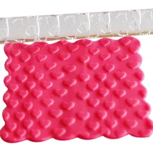 6,69 'любящее сердце тисненый акриловый антипригарный скользящий скалка для помадки помадка торт тесто ролик украшения трафарет для выпечки 9066