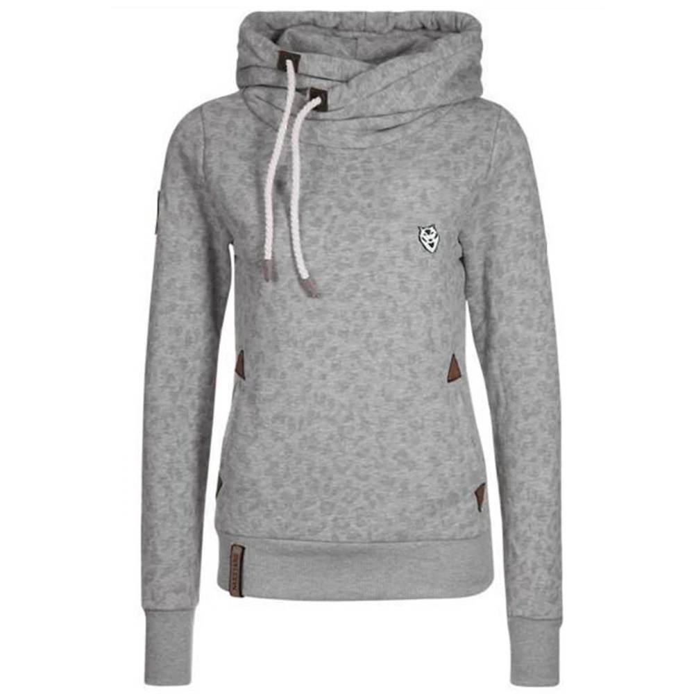 Winter Solid Pockets Women Hoodies Sweatshirts Long Sleeves Leopard Hooded Tops Plus Size Harajuku Casual Pullovers Female Gift Winter Solid Pockets Women Hoodies Sweatshirts Long Sleeves Leopard Hooded Tops Plus Size Harajuku Casual Pullovers Female Gift