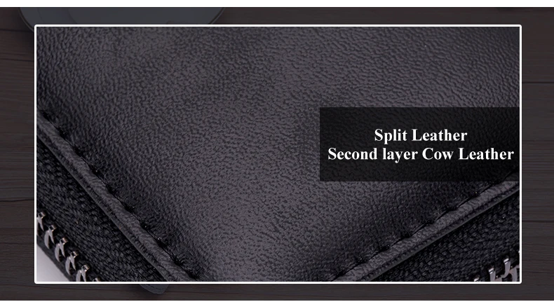 Lomelobo Split Leather Unisex Key Wallets Women KeyRing keychain Coin Purse Men Card Holder Organizer Multifunction Car Key Case HCL940 Details (01)