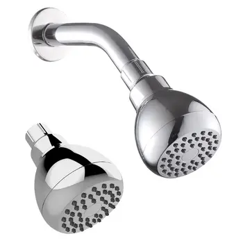 

High Pressure Shower Head Anti-clog Anti-leak Fixed Shower Head Adjustable Swivel Ball Joint with Filter Bathroom Accessory