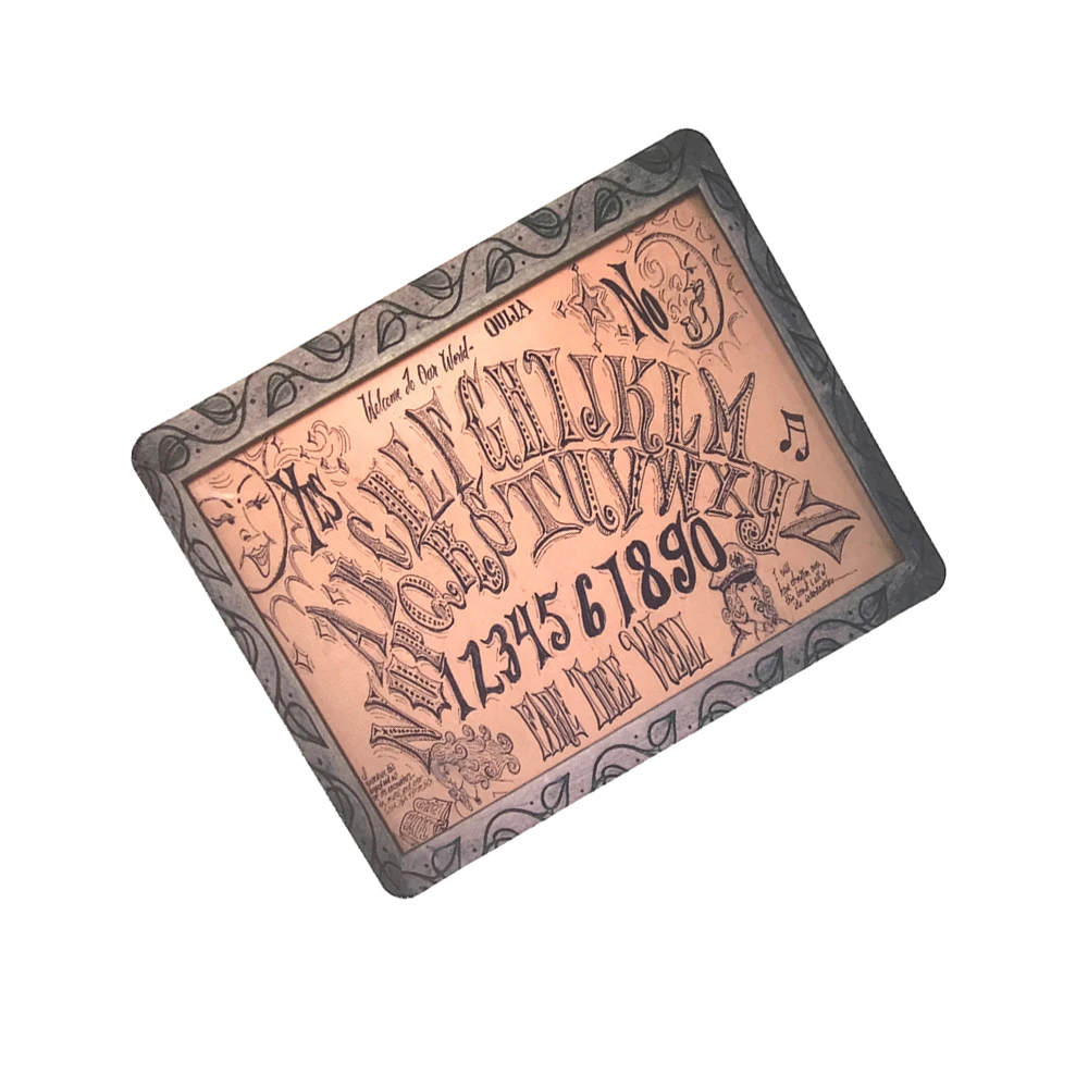 Top Selling Luxury Printing Ouija Board Custom Skin Non Slip Durable Rubber Mousepad for PC Optical Mouse