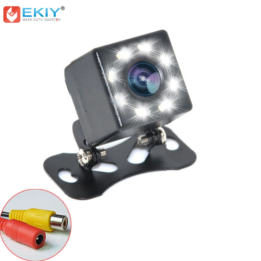 Universal CCD HD 4 LED Night Vision Car Rear View BackUp Reverse Parking Camera
