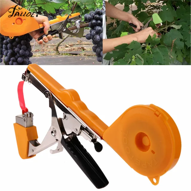 Garden Tools Plant Tying Tapetool Tapener Machine Branch Hand Tying Tapener Garding Tool Vegetables Grass Stem Strap Tapetools