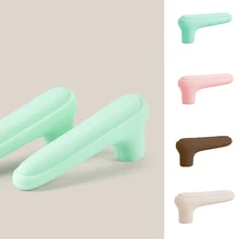 С светящийся силиконовый дверной ручки перчатки защитный чехол Полный силиконовый частицы безопасности дверная ручка анти-резиновая надувная лодка