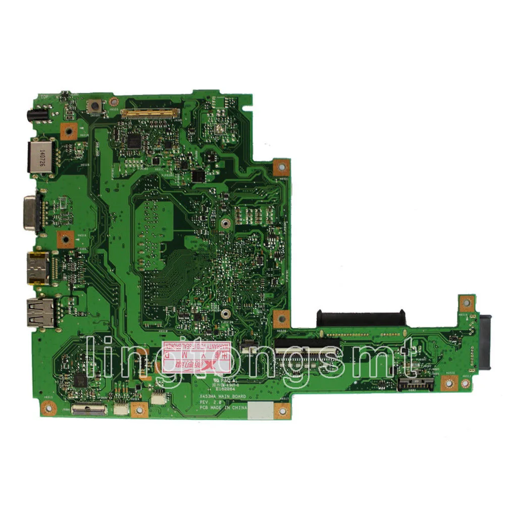 X453SA материнская плата N3150 4 ядра для For Asus X453S X453 ноутбука Тест 100% OK|Материнские