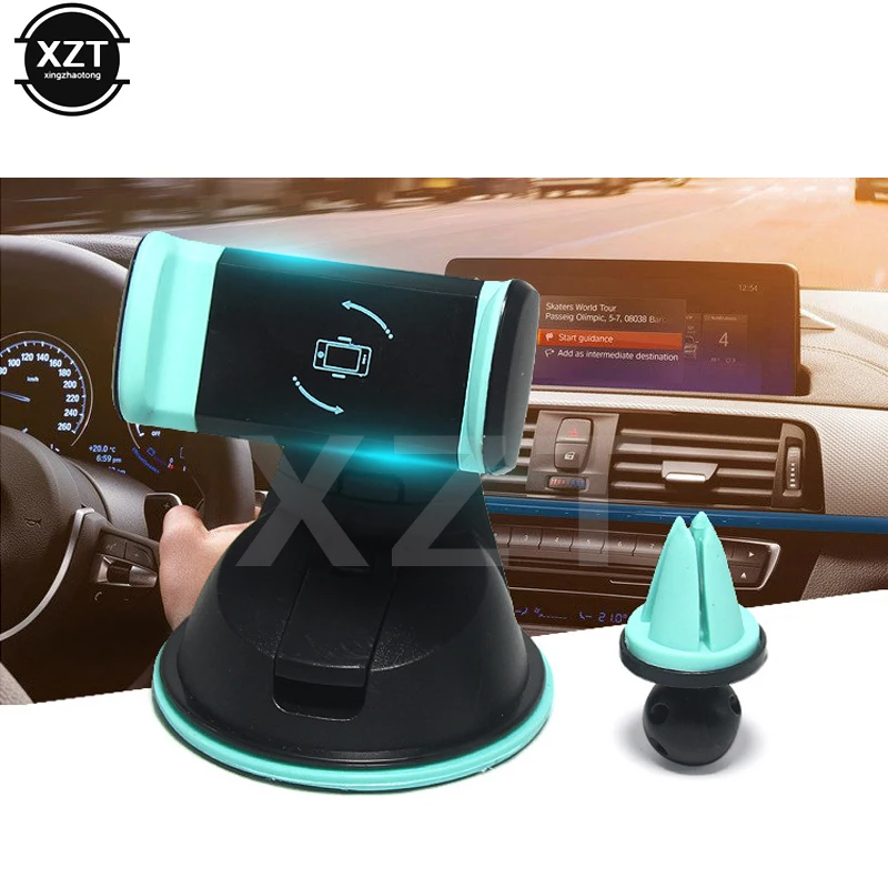 360 Degree Rotation Air Vent Mount Car Holder Styling Mobile Phone Stand Support For iPhone