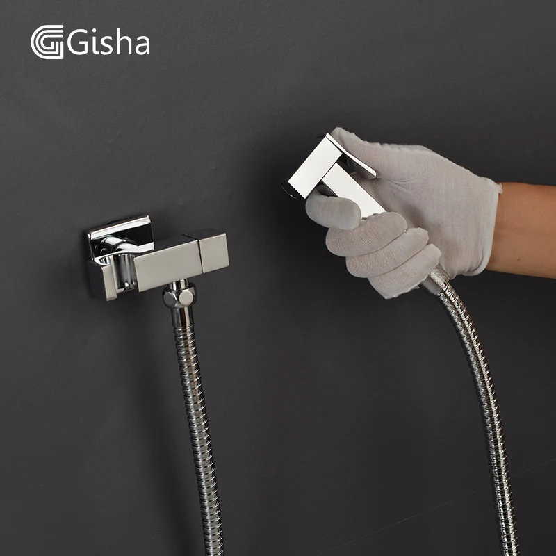 Gisha Смесители для биде, латунный кран для ванной, биде, туалет, опрыскиватель для биде, смеситель для унитаза, мусульманский душ, Ducha Higienica G4003
