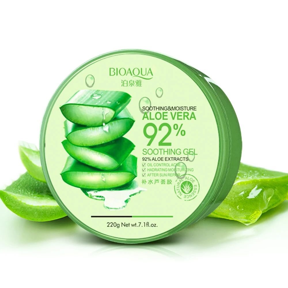 

Pure Natural Aloe Vera Gel Acne Treatment After Sun Facial Soothing Aloe Gel Skin Whitening Moisturizing Cream Acne Scar Repair