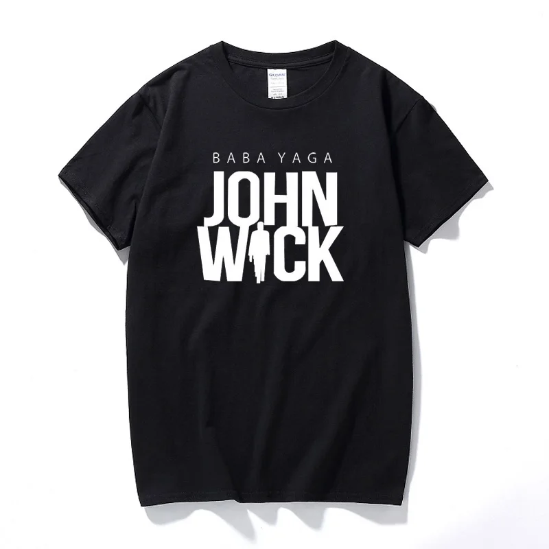 

John Wick Chapter 3 Keanu Reeves T-shirt Short Sleeves Party Men's Crew Neck Tee New Summer Camisetas Hombre Streetwear T shirt