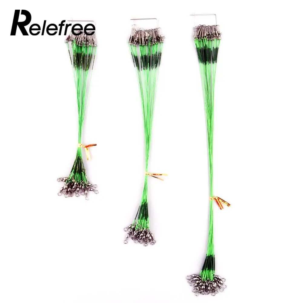 

60x Pike Card Snap Fishing Wires Leader Bait Lure Hook Tackle Fishhook