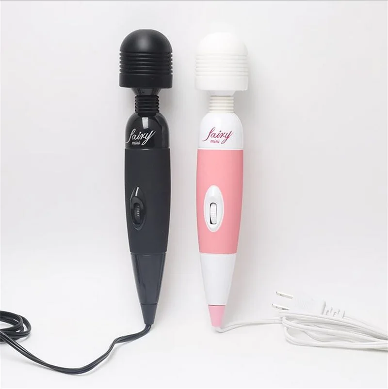 New Multispeed Powerful Female Personal Wand Massager US Plug Fairy Mini AV Vibrator Clit Stimulation Sex Toys For Women