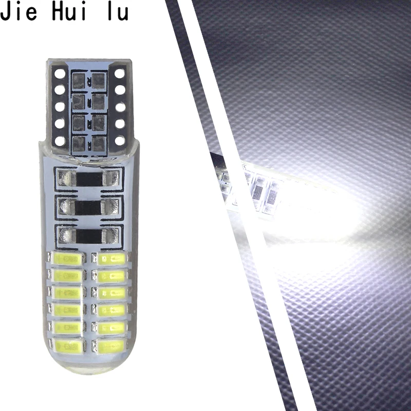 1 шт. высококачественный светодиодный задний фонарь T10 4014 24smd 12 В для автомобиля