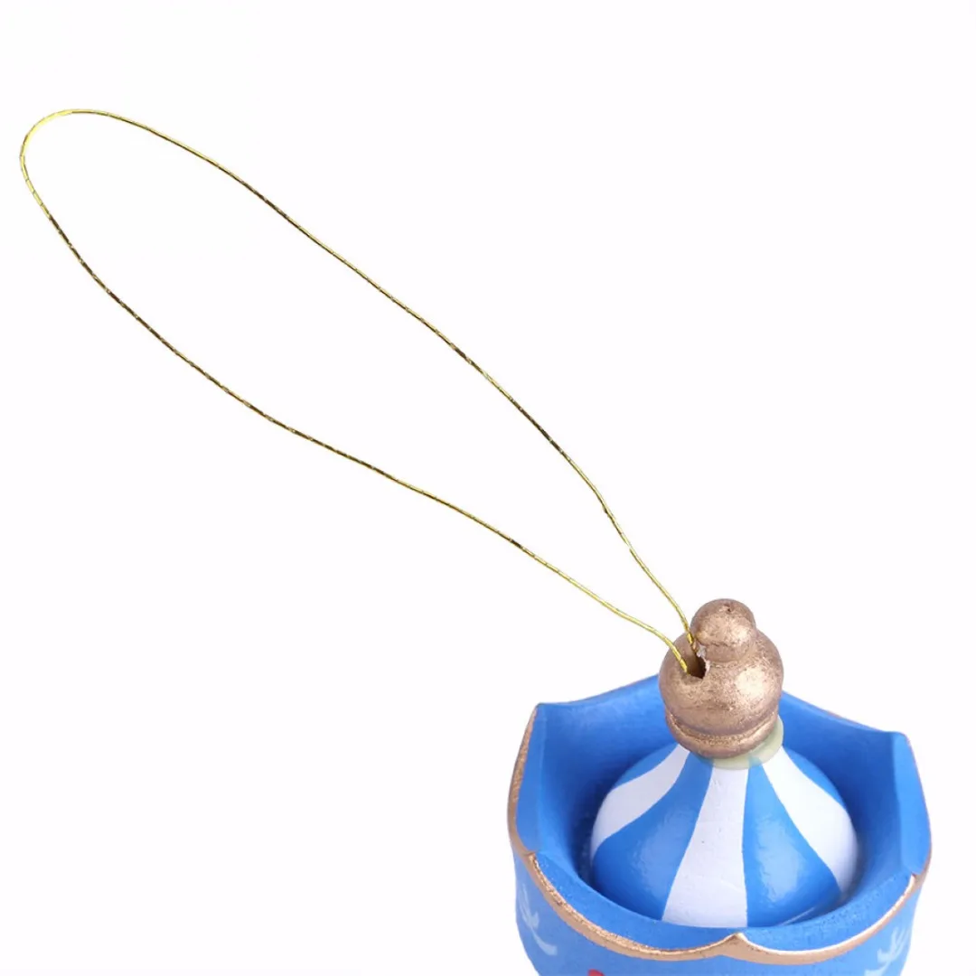 JX-LCLYL 6Pcs Wooden Carousel Horse Ornament Merry-Go-Round Christmas Bedroom Decor New