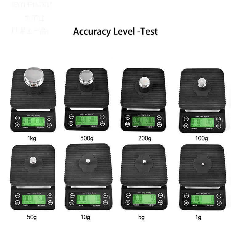 Новые 3 кг 0,1 г Мини ЖК цифровые электронные капельные кофейные весы с таймером цифровой кофе Вес бытовой капельные весы таймер