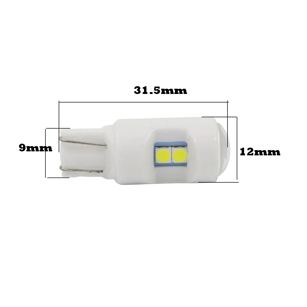 YSY 100X T10 3030 6 LED интерьер автомобиля W5W 168 клиновидные инструменты для дверцы