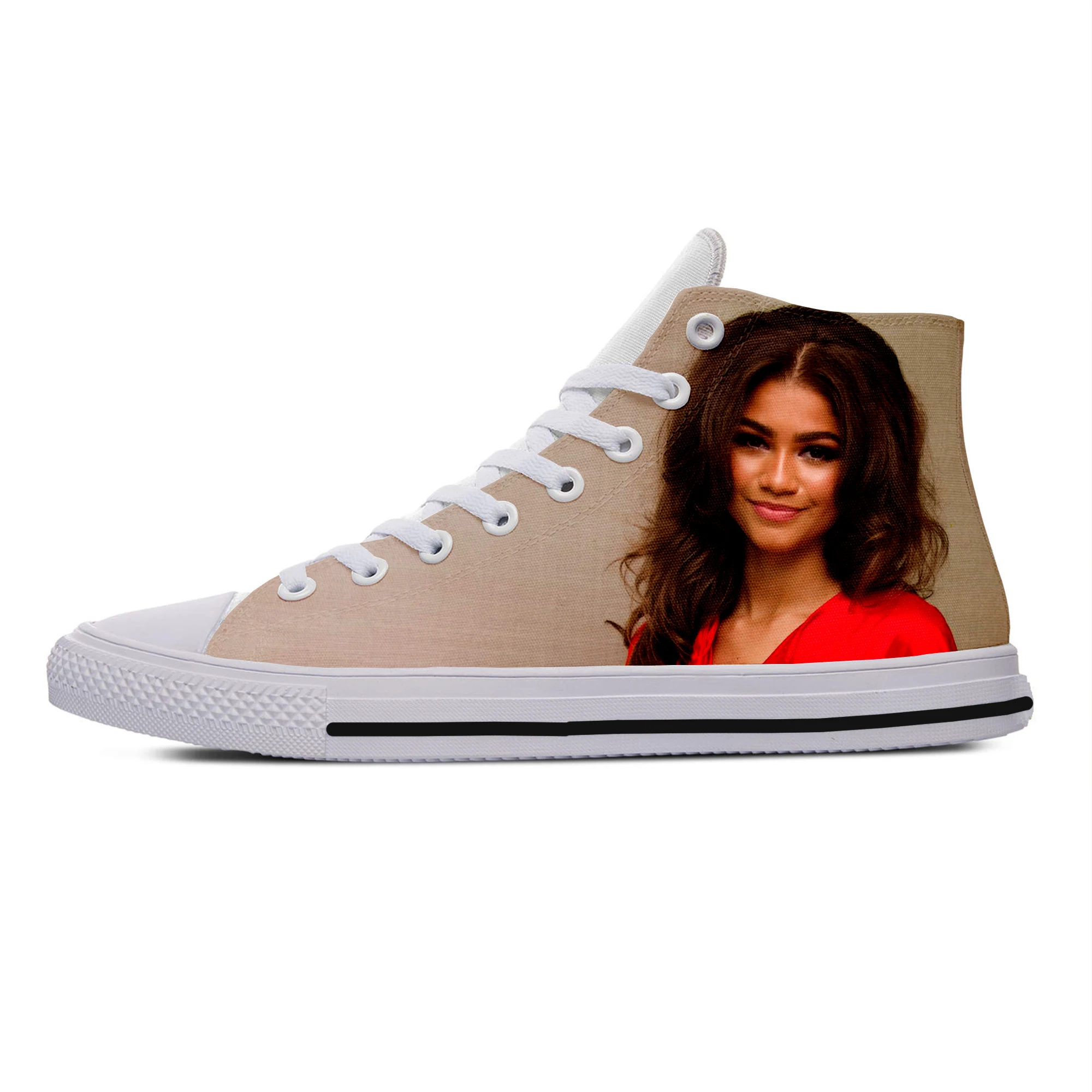 2019 Горячая Мода 3D Zendaya высокие кроссовки для мужчин/женщин Высокое качество