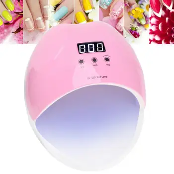 

50W Powerful UV LED Nail Lamp Quick Dry Auto Sensor Manicure Lamp 100-240V Nail Art Dryer v