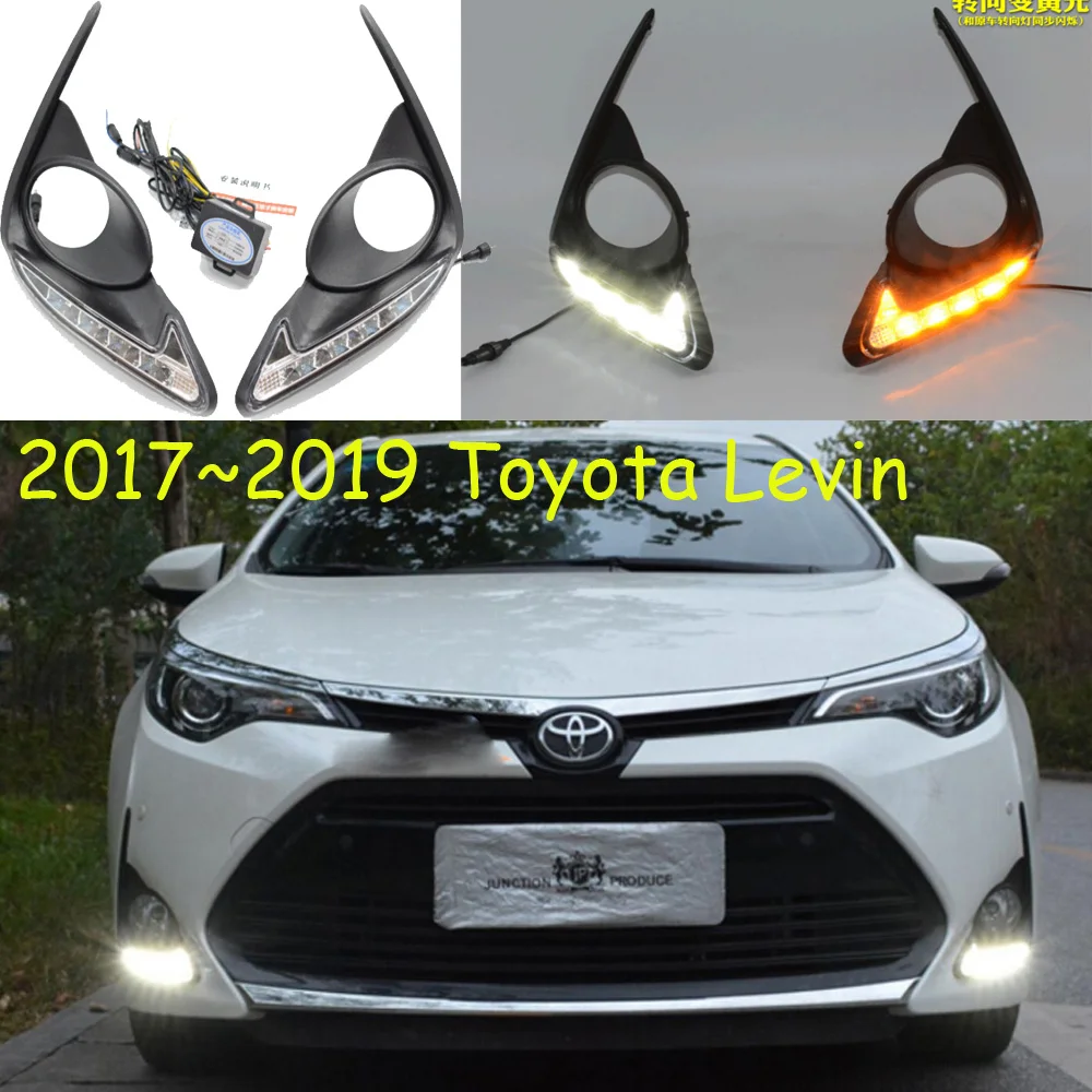 2017 2018 год дневные бамперы Levin altis светодиодный противотумансветильник corolla camry reiz
