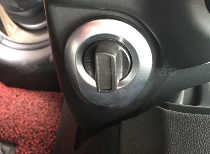 

Matt ABS Chrome Ignition button Cap Cover 1pc For Nissan Xtrail X-trail 2008 2009 2010 2012 2013