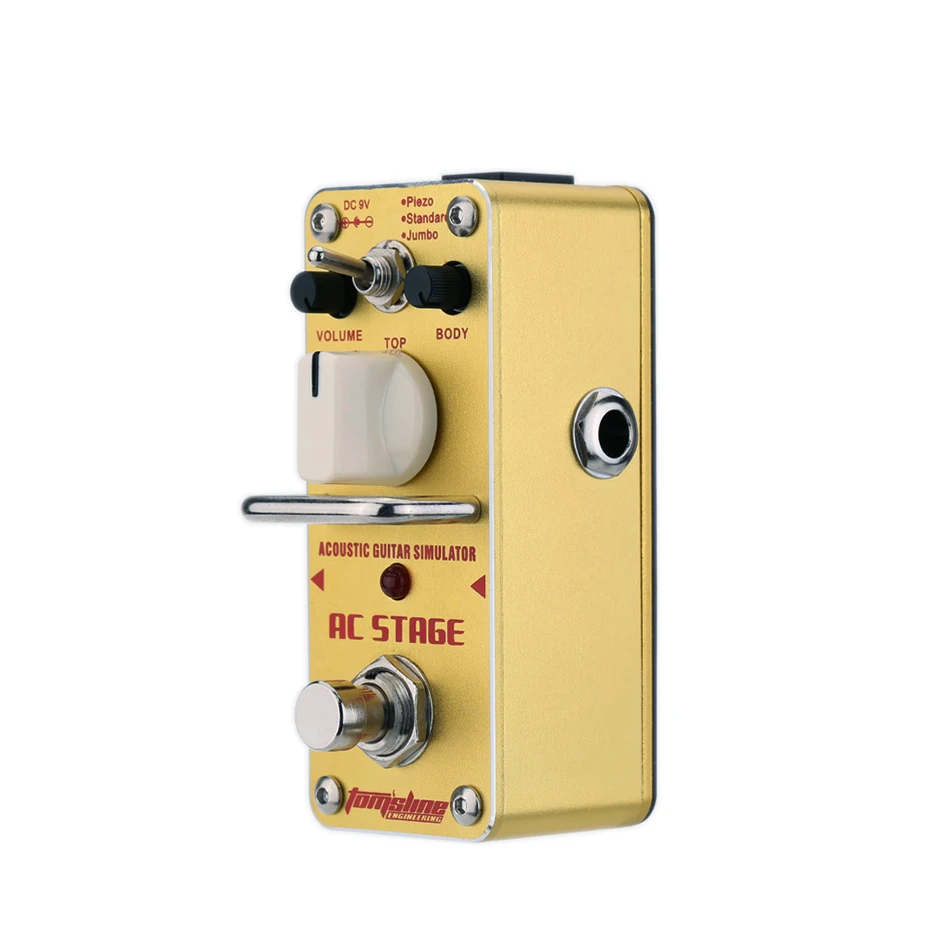 Aroma AAS-3 AC Stage Acoustic Guitar Simulator Effect Pedal True Bypass Guitar Pedal Guitar Accessories