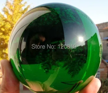 

Asian Rare Natural Quartz Green Magic Crystal Healing Ball Sphere 80mm A7