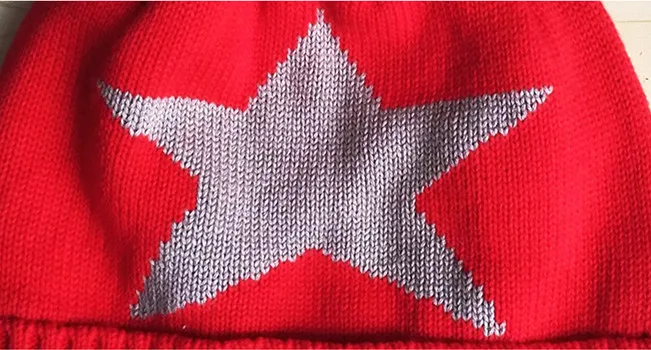 Вязаная шапка красного цвета с принтом звезды для маленьких мальчиков и девочек, шарф и наборы с перчатками, детский осенне-зимний хлопковый комплект из 3 предметов, рождественский подарок