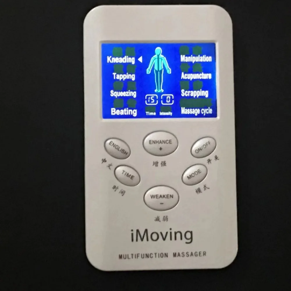 EMS десятки блок машины электрический массажер пульс, мышца стимулятор электродные подушечки Цифровая терапия боли массажер