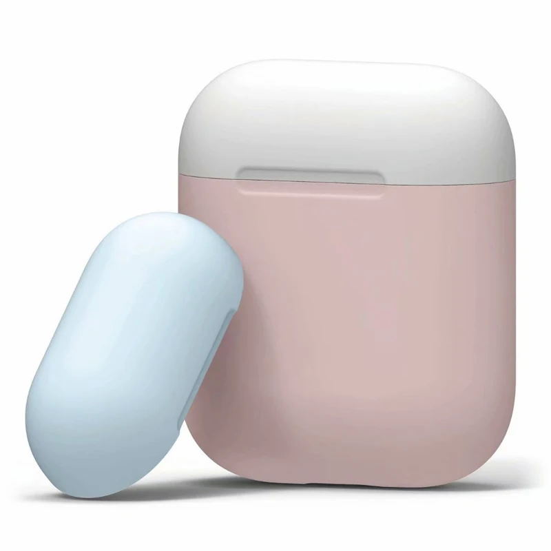 Ультратонкий чехол VETOMEET для беспроводных Bluetooth наушников AirPods из силикона и ТПУ