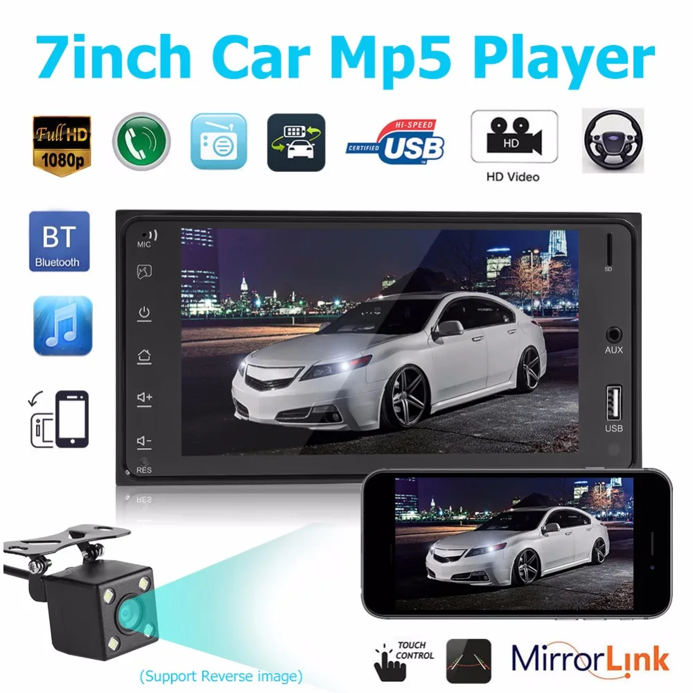 

7 Inch Touch Screen Auto MP5 Player Car Multimedia Player Autoradio Bluetooth USB FM Car Radio Audio Stereo for Toyota Corolla