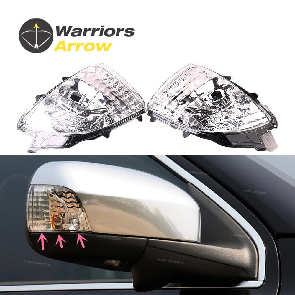 

31111814 For Volvo XC70 XC90 2008 2009 2010 2012 Pair Front Left Right Rearview Wing Mirror Turn Signal Indicator Light Lamp Len